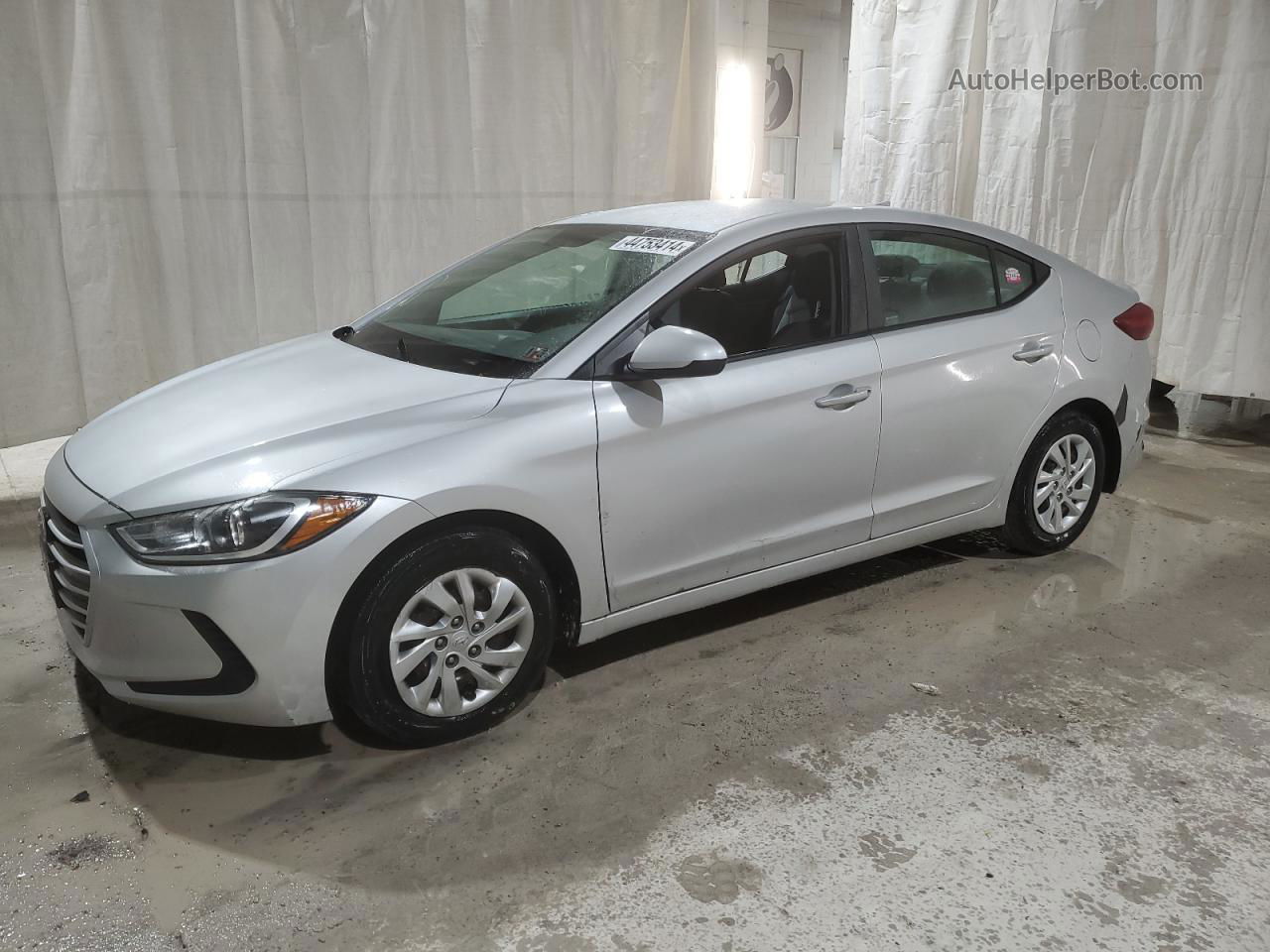 2017 Hyundai Elantra Se Серебряный vin: KMHD74LF6HU071109