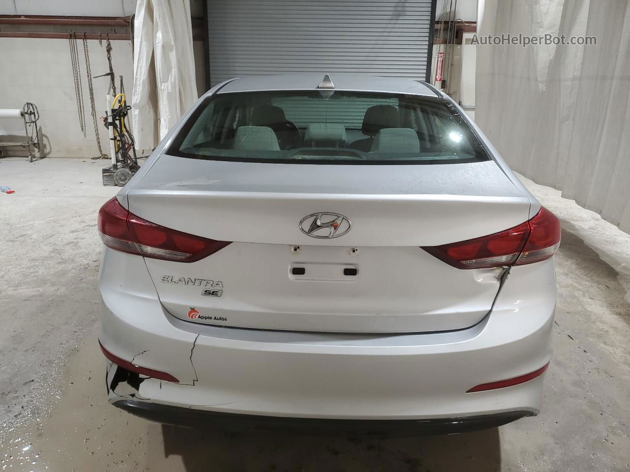 2017 Hyundai Elantra Se Серебряный vin: KMHD74LF6HU071109