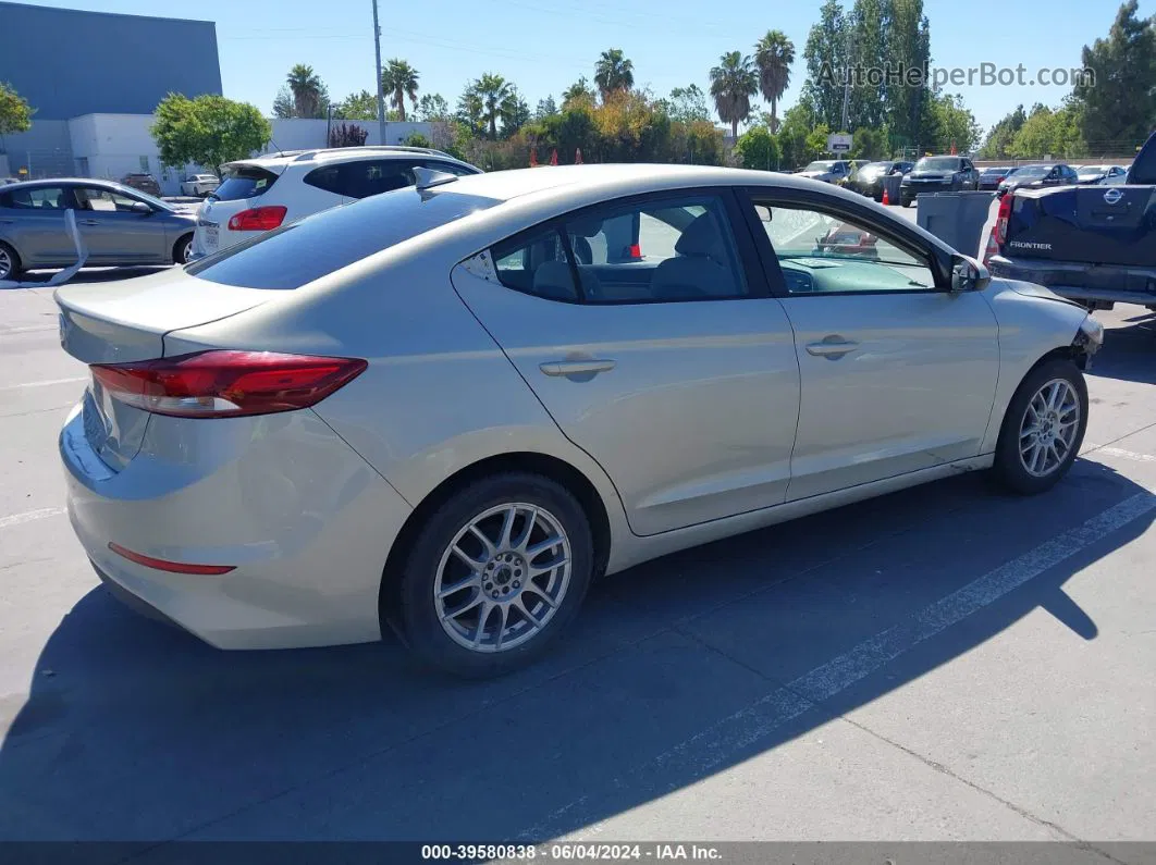 2017 Hyundai Elantra Se Gold vin: KMHD74LF6HU092459