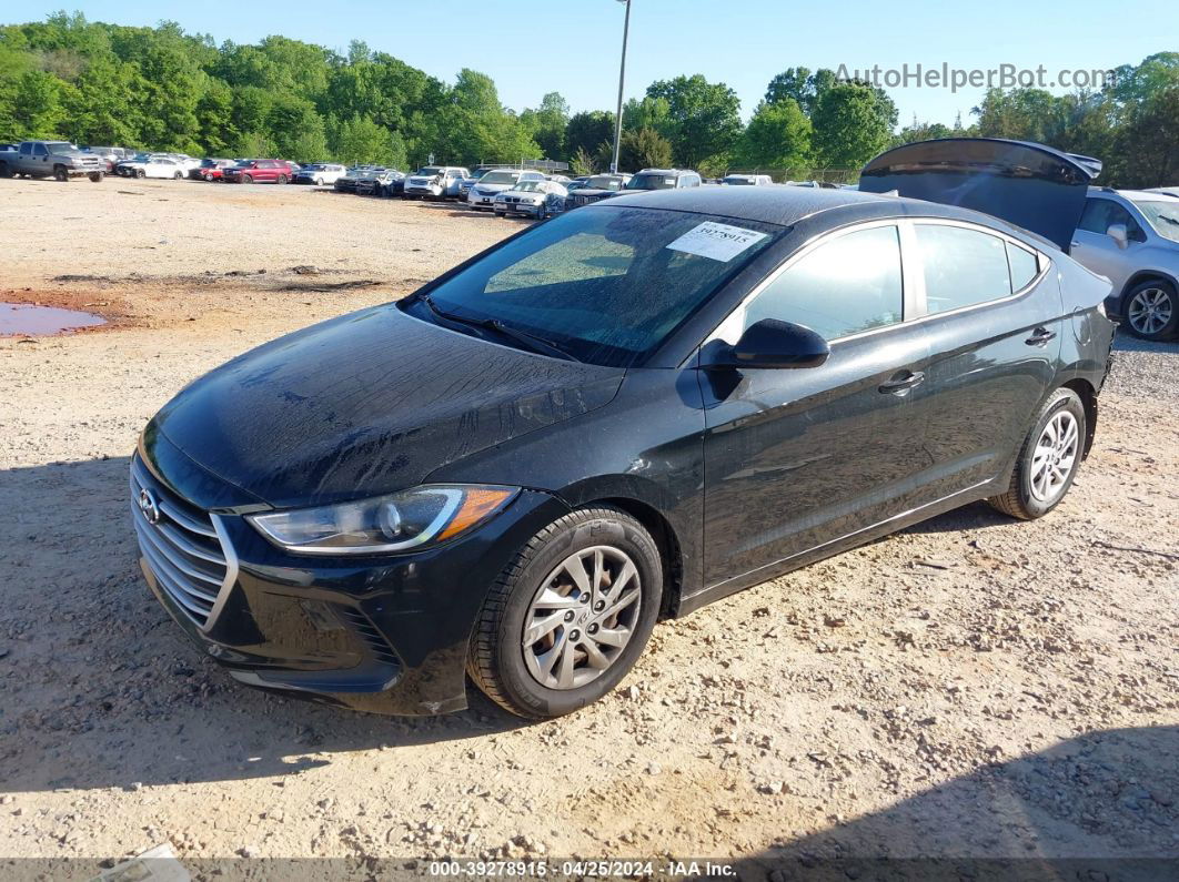 2017 Hyundai Elantra Se Black vin: KMHD74LF6HU097659