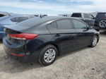 2017 Hyundai Elantra Se Black vin: KMHD74LF6HU121670