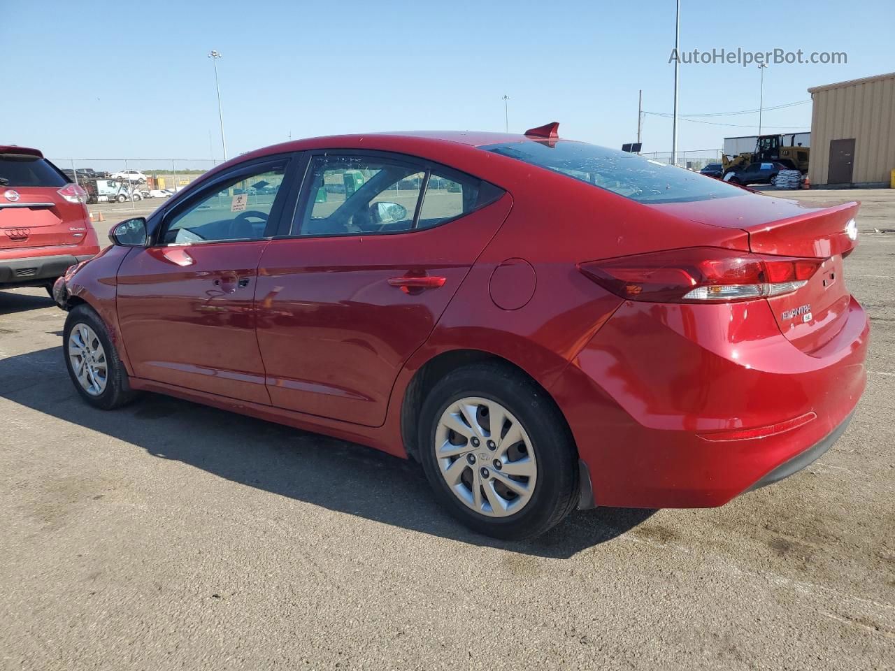 2017 Hyundai Elantra Se Красный vin: KMHD74LF6HU421533