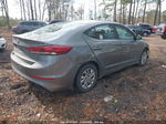 2018 Hyundai Elantra Se Gray vin: KMHD74LF6JU606803