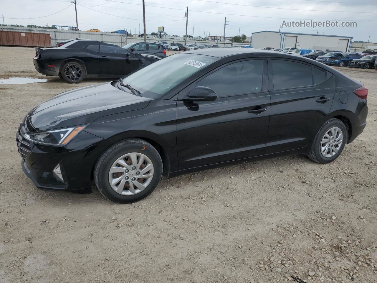 2019 Hyundai Elantra Se Black vin: KMHD74LF6KU762907