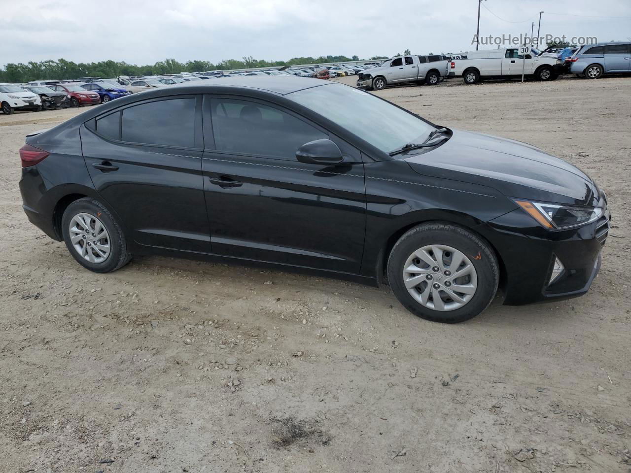 2019 Hyundai Elantra Se Black vin: KMHD74LF6KU762907