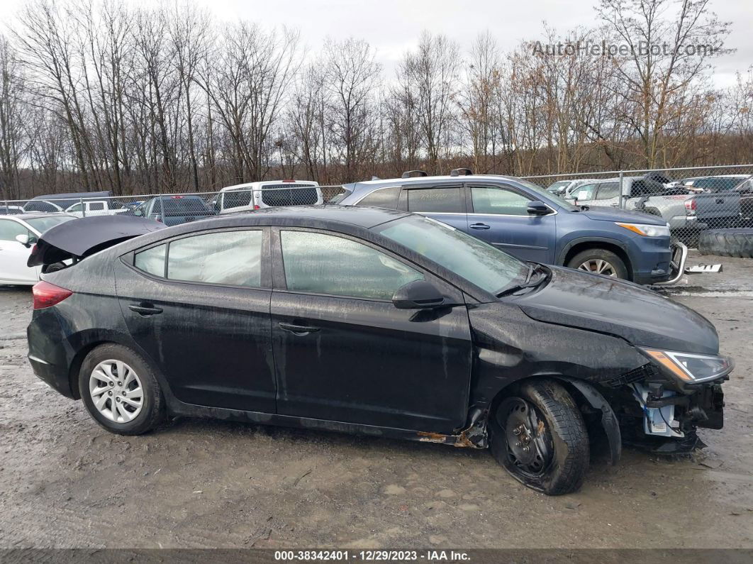 2019 Hyundai Elantra Se Черный vin: KMHD74LF6KU781165