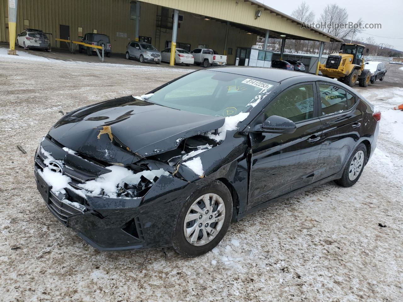 2019 Hyundai Elantra Se Black vin: KMHD74LF6KU849478