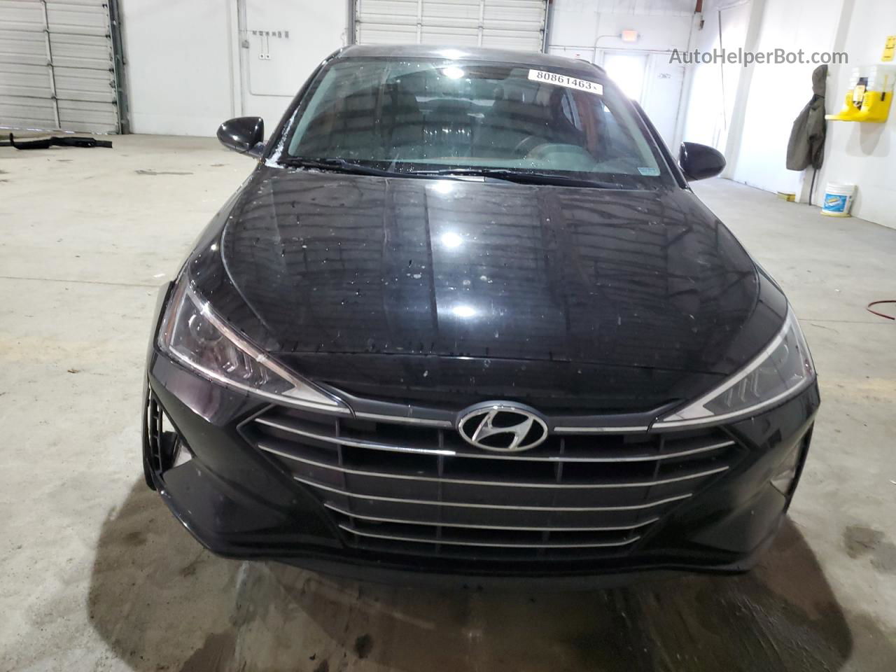 2019 Hyundai Elantra Se Черный vin: KMHD74LF6KU875725