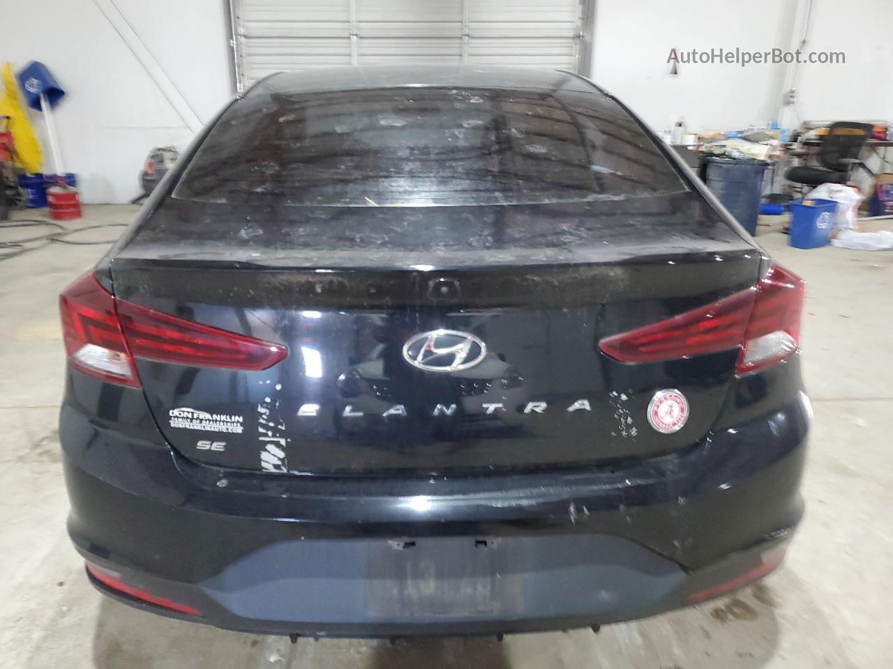 2019 Hyundai Elantra Se Black vin: KMHD74LF6KU875725