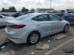 2017 Hyundai Elantra Se Silver vin: KMHD74LF7HU113092