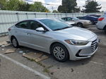 2017 Hyundai Elantra Se Серебряный vin: KMHD74LF7HU113092