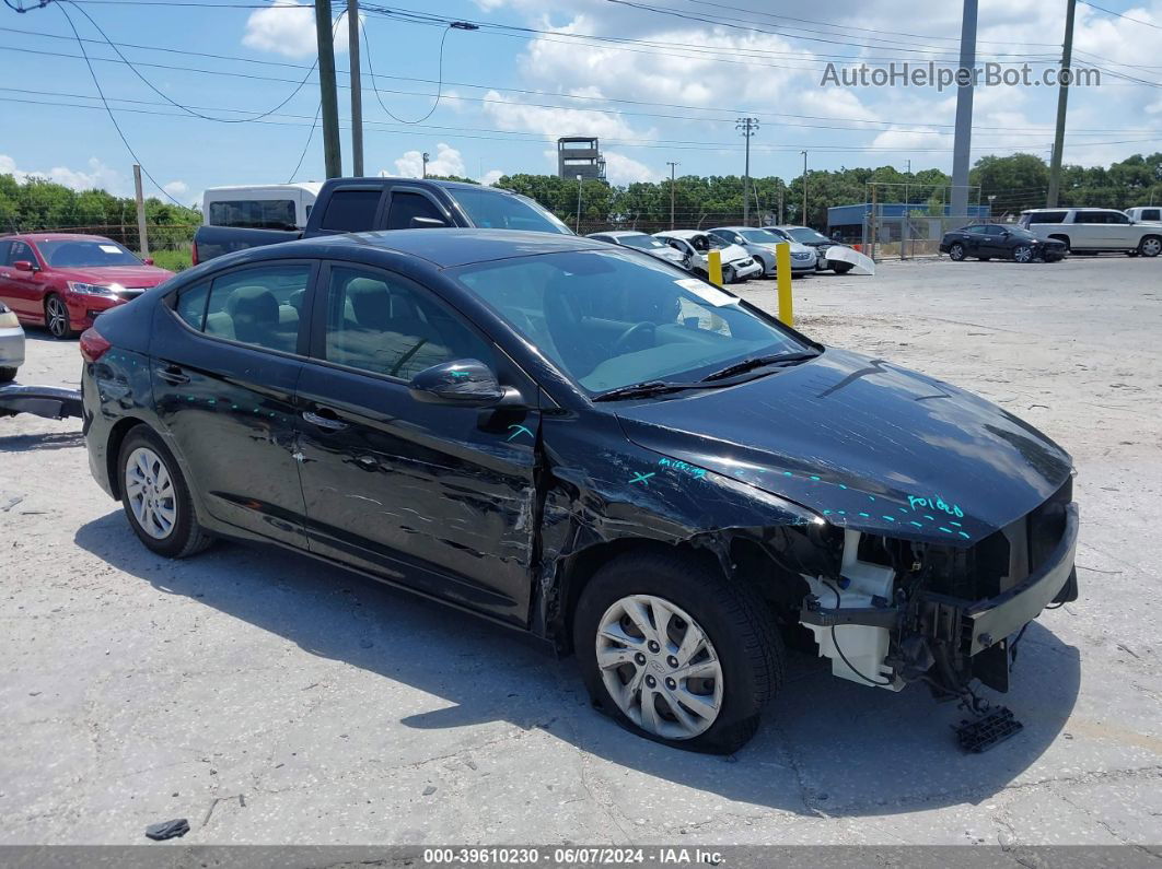 2017 Hyundai Elantra Se Black vin: KMHD74LF7HU125873