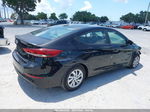 2017 Hyundai Elantra Se Черный vin: KMHD74LF7HU125873