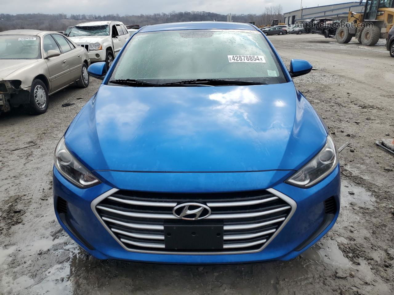 2017 Hyundai Elantra Se Blue vin: KMHD74LF7HU351489