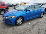 2017 Hyundai Elantra Se Blue vin: KMHD74LF7HU351489