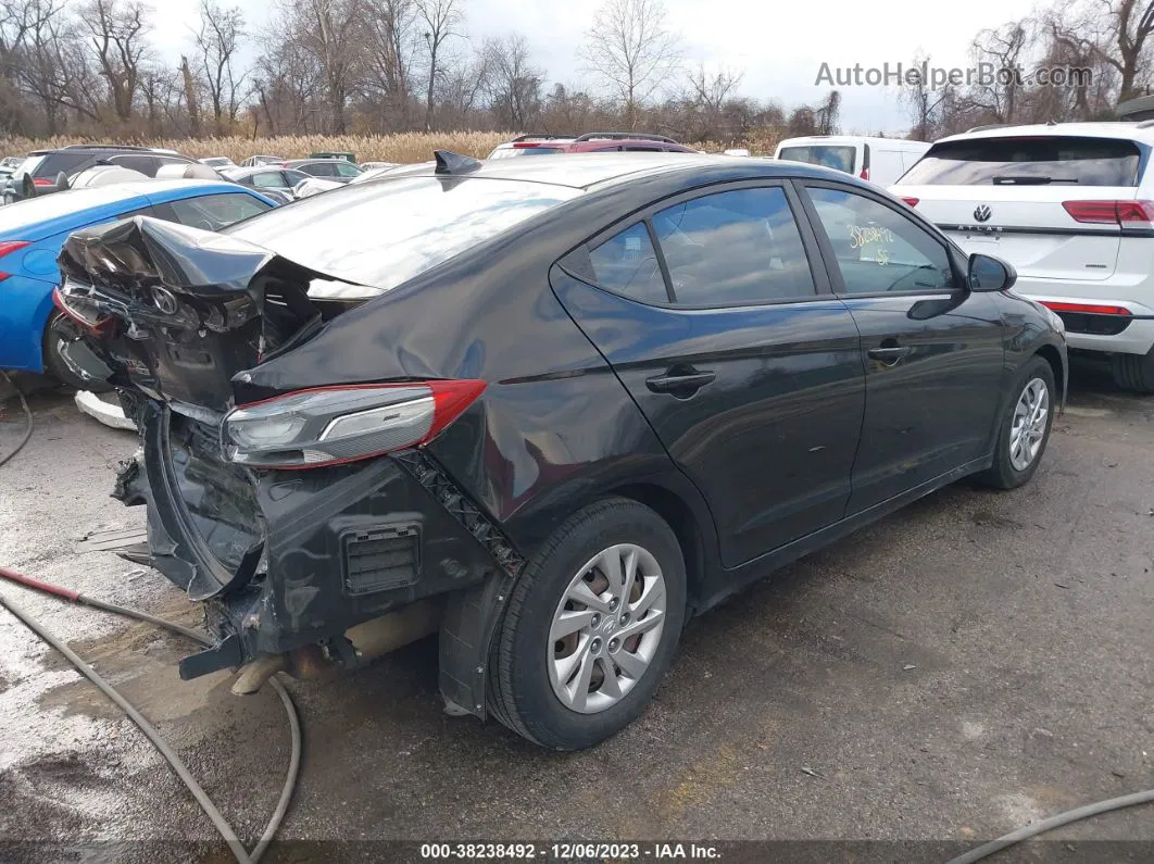 2017 Hyundai Elantra Se Black vin: KMHD74LF7HU367272