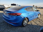 2017 Hyundai Elantra Se Blue vin: KMHD74LF7HU392253