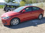 2017 Hyundai Elantra Se Red vin: KMHD74LF7HU417653