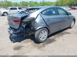 2018 Hyundai Elantra Se Gray vin: KMHD74LF7JU590899