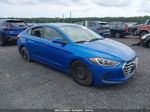 2017 Hyundai Elantra Se Blue vin: KMHD74LF8HU128183