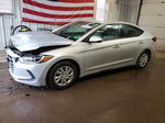 2017 Hyundai Elantra Se Silver vin: KMHD74LF8HU361173