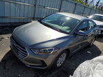 2017 Hyundai Elantra Se Gray vin: KMHD74LF8HU397431