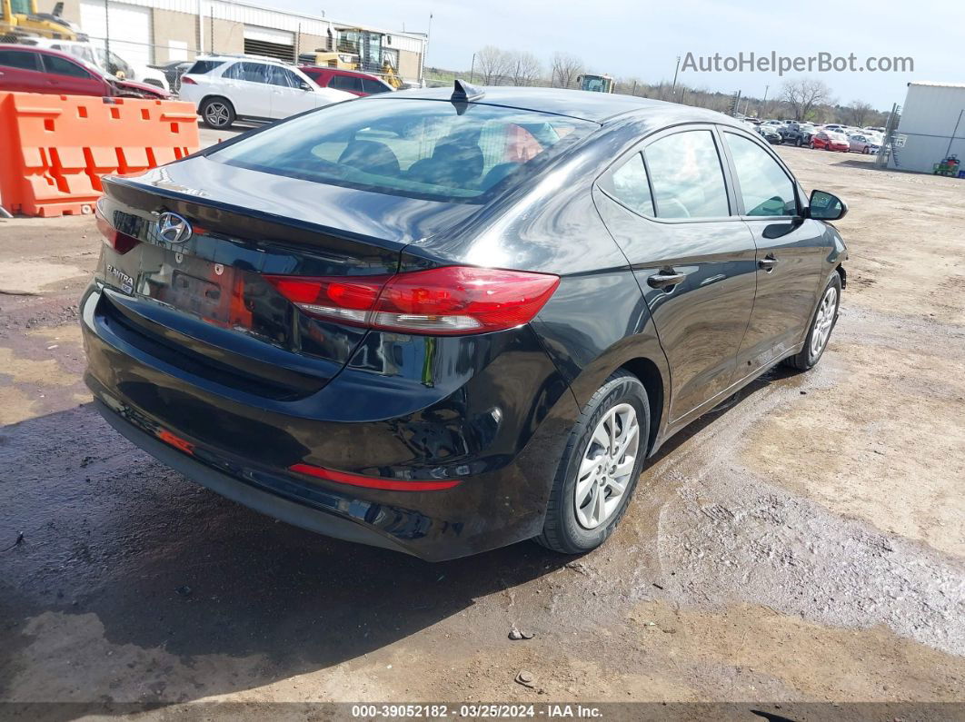 2017 Hyundai Elantra Se Black vin: KMHD74LF8HU422263