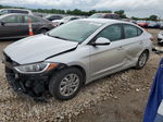 2018 Hyundai Elantra Se Silver vin: KMHD74LF8JU524006