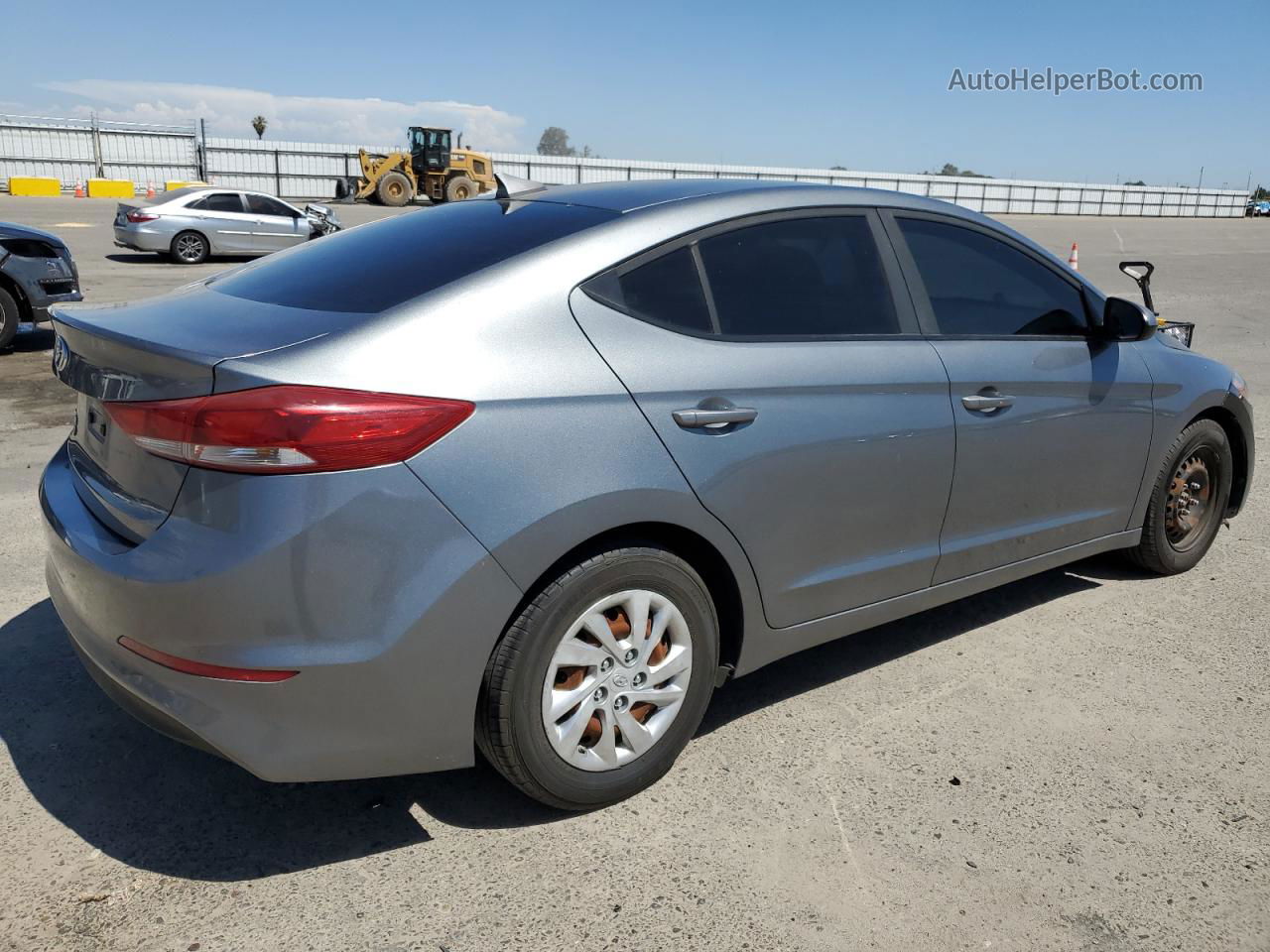 2017 Hyundai Elantra Se Charcoal vin: KMHD74LF9HU076952