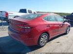 2017 Hyundai Elantra Se Red vin: KMHD74LF9HU103664