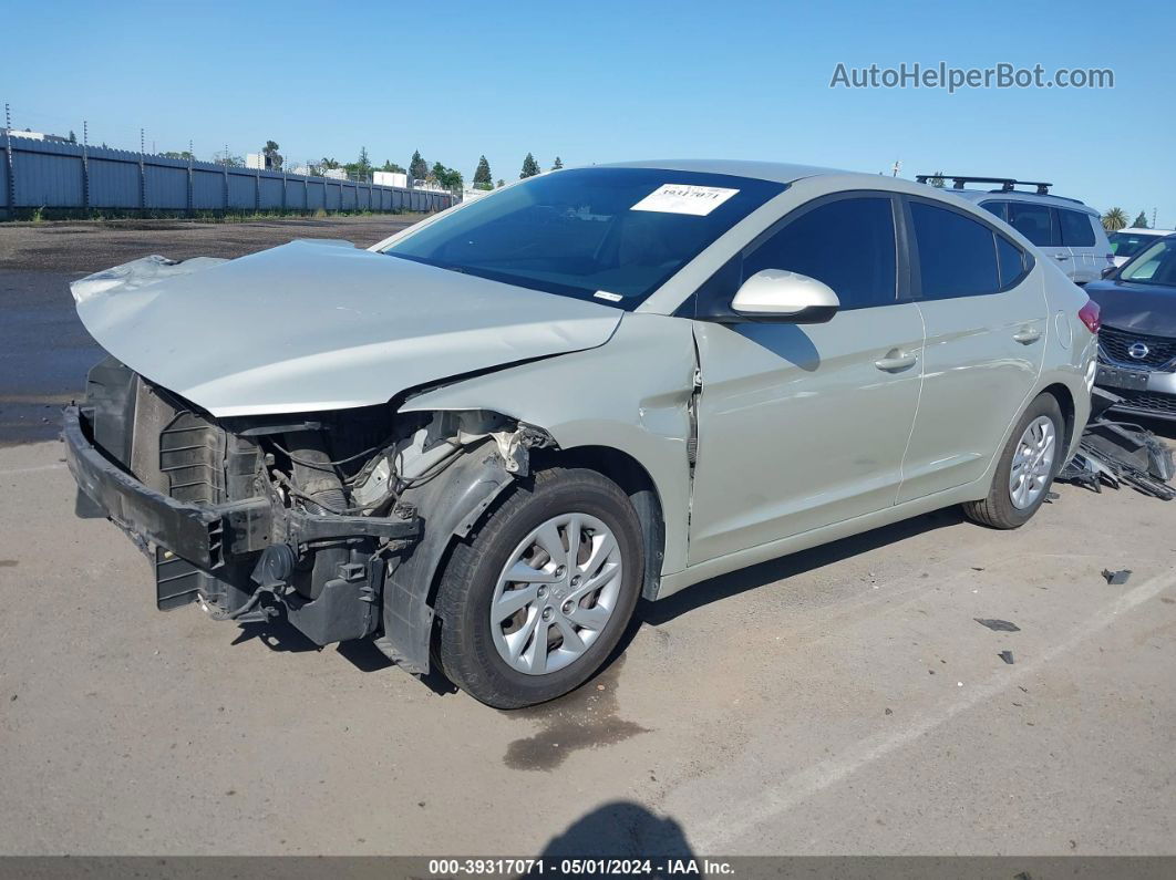 2017 Hyundai Elantra Se Beige vin: KMHD74LF9HU121968