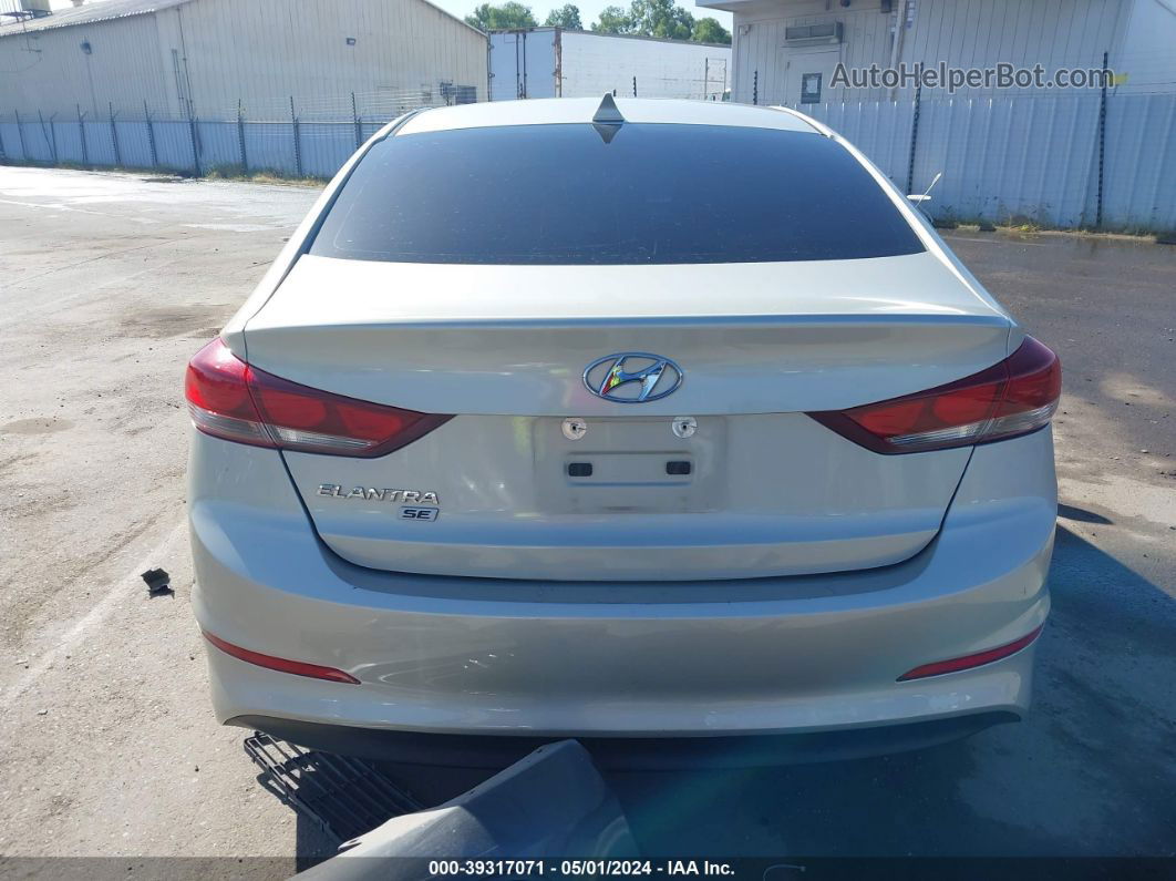 2017 Hyundai Elantra Se Beige vin: KMHD74LF9HU121968