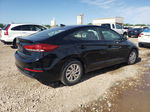 2017 Hyundai Elantra Se Черный vin: KMHD74LF9HU381139