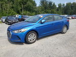 2018 Hyundai Elantra Se Blue vin: KMHD74LF9JU472174