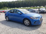 2018 Hyundai Elantra Se Blue vin: KMHD74LF9JU472174