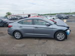 2019 Hyundai Elantra Se Gray vin: KMHD74LF9KU853699