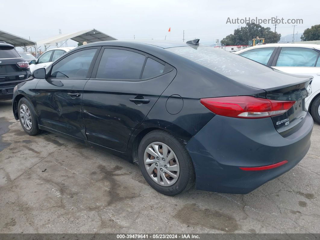 2017 Hyundai Elantra Se Black vin: KMHD74LFXHU160147