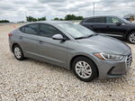 2017 Hyundai Elantra Se Silver vin: KMHD74LFXHU191902