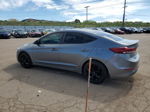 2018 Hyundai Elantra Se Gray vin: KMHD74LFXJU592999