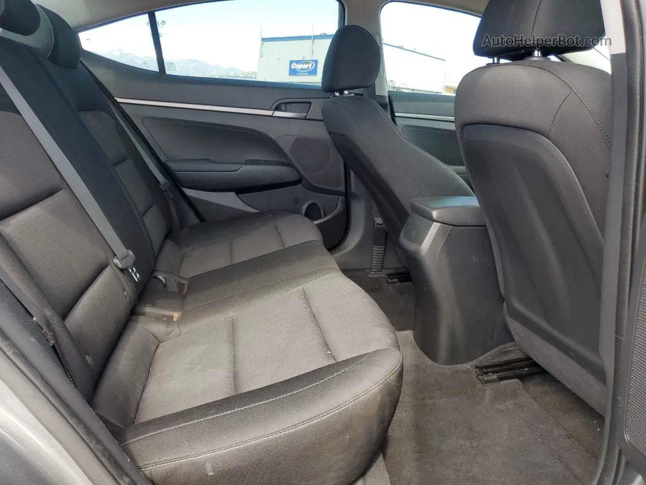 2018 Hyundai Elantra Se Gray vin: KMHD74LFXJU592999