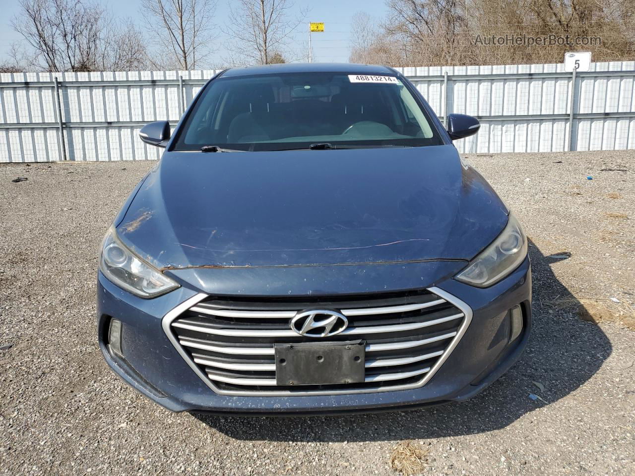 2017 Hyundai Elantra Se Blue vin: KMHD84LF0HU118051