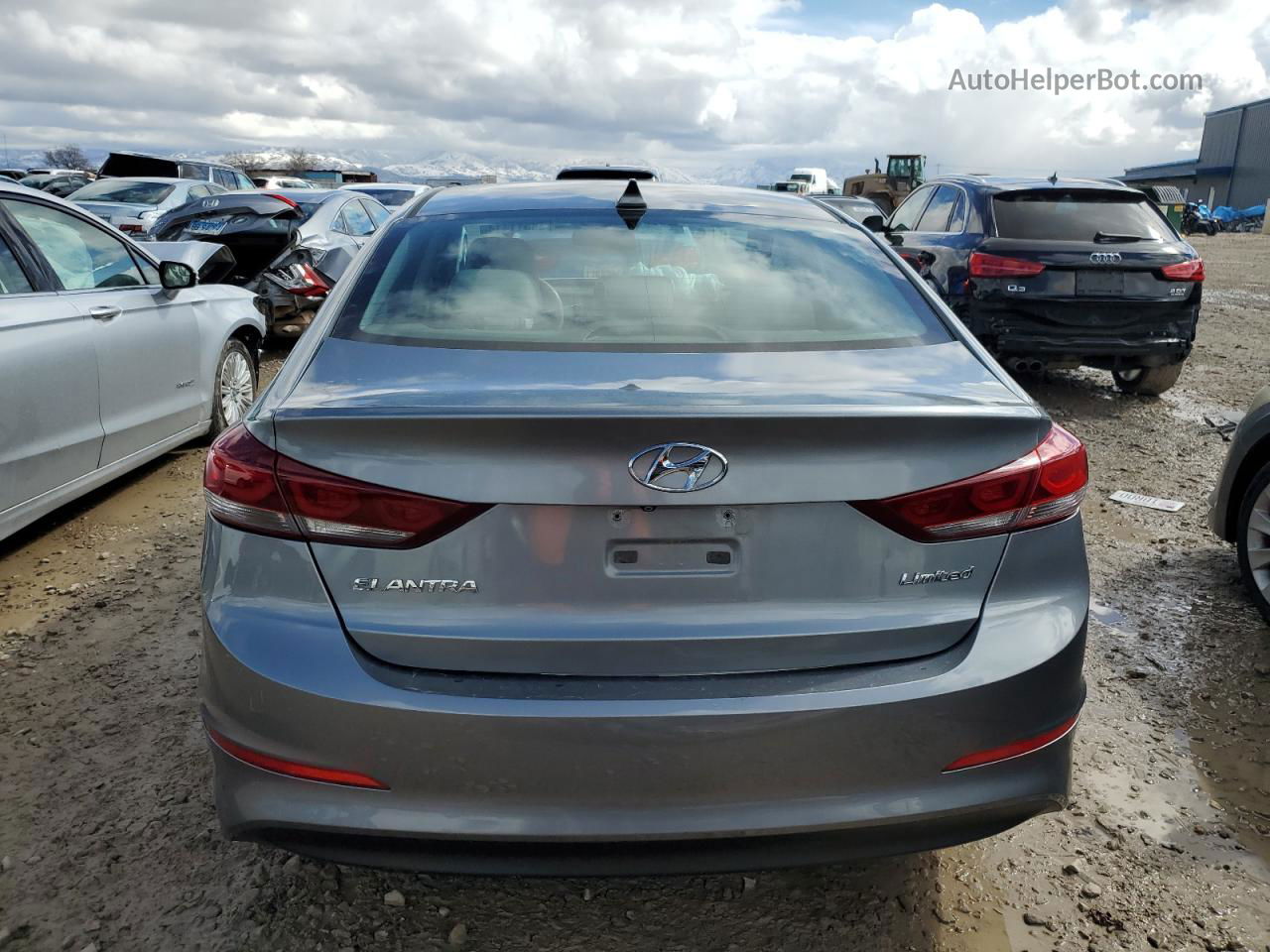 2017 Hyundai Elantra Se Silver vin: KMHD84LF0HU223611