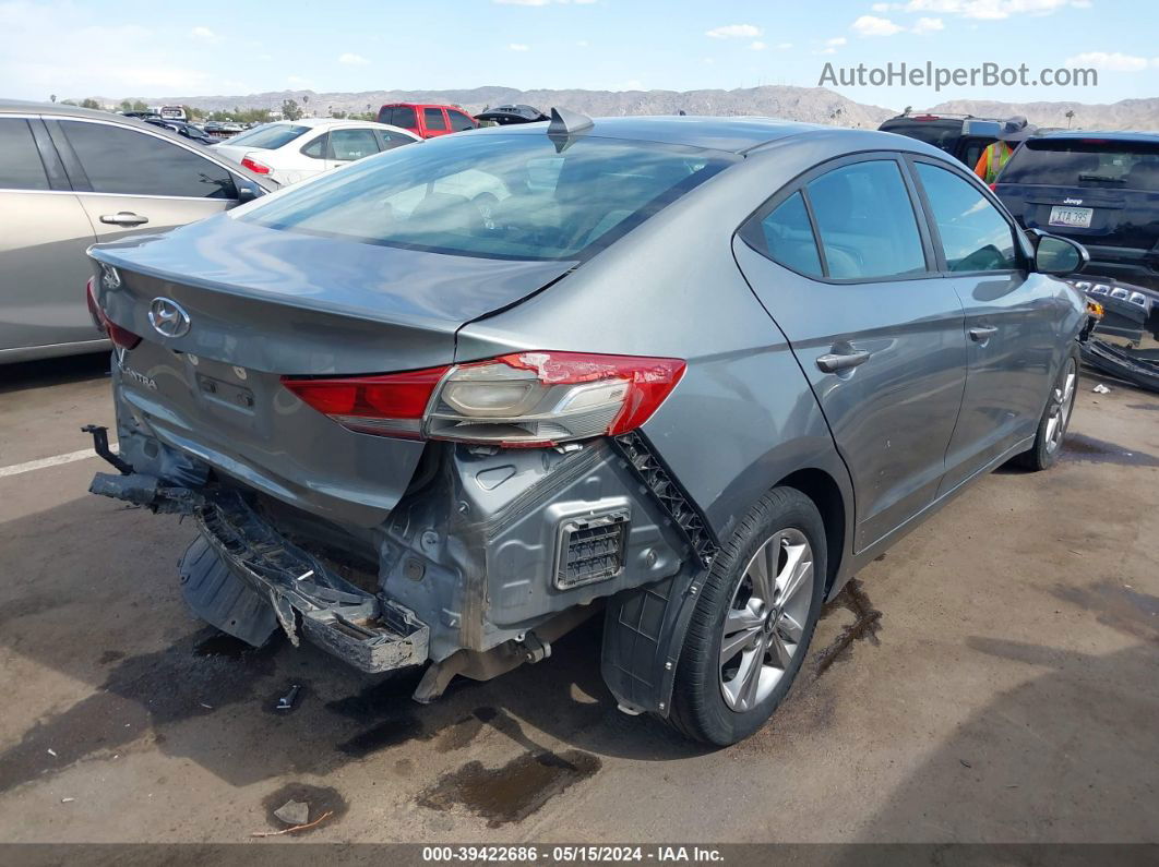 2017 Hyundai Elantra Se Gray vin: KMHD84LF0HU242143