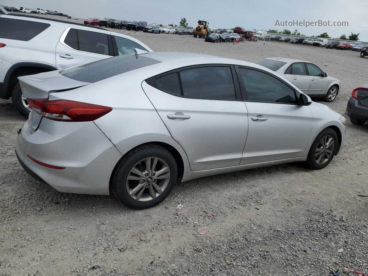 2017 Hyundai Elantra Se Silver vin: KMHD84LF0HU261193