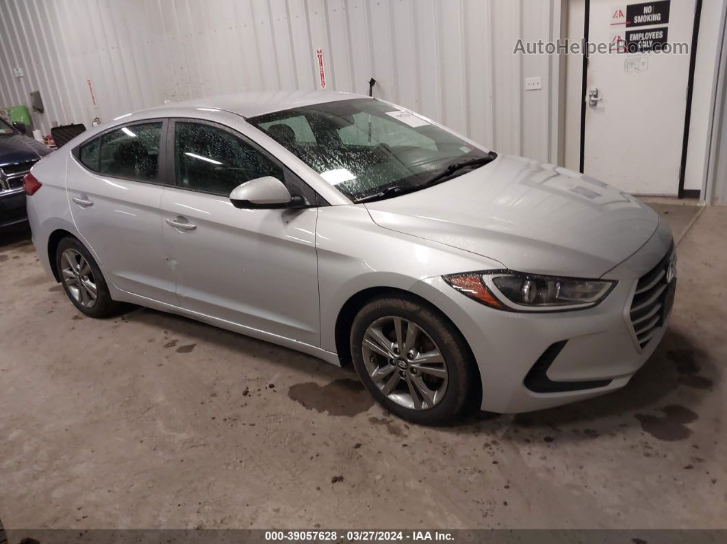 2017 Hyundai Elantra Se Silver vin: KMHD84LF0HU381320