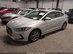 2017 Hyundai Elantra Se Silver vin: KMHD84LF0HU381320