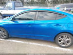 2018 Hyundai Elantra Sel Blue vin: KMHD84LF0JU698326