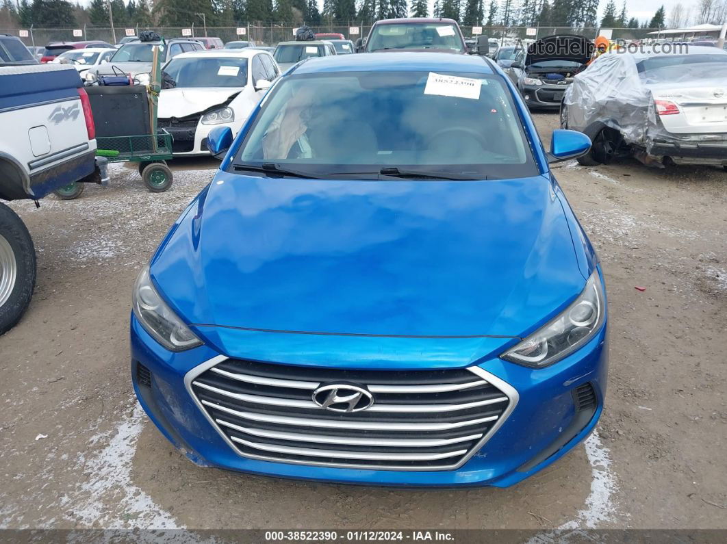 2018 Hyundai Elantra Sel Blue vin: KMHD84LF0JU698326