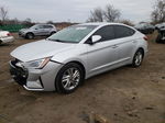 2019 Hyundai Elantra Sel Silver vin: KMHD84LF0KU743721