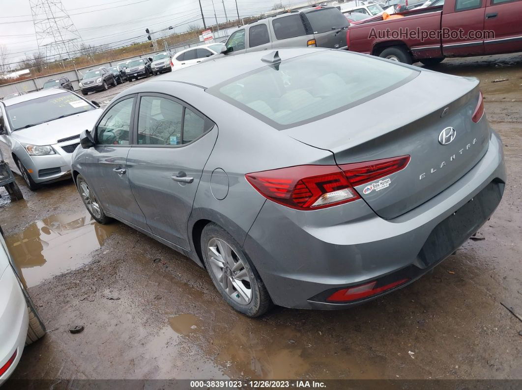 2019 Hyundai Elantra Sel Gray vin: KMHD84LF0KU762138